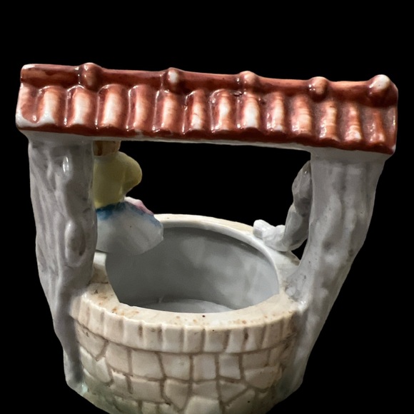 Rare Vintage Ucagco Japan Porcelain Figurines Girl And Boy Playing Instruments - Picture 5 of 5